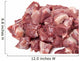 chopped pork beef in pieces Wall Decal