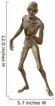 Illustration of a zombie Wall Decal