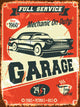 Retro Car Service Sign