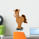 Cartoon horse Wall Decal