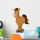 Cartoon horse Wall Decal