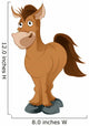 Cartoon horse Wall Decal