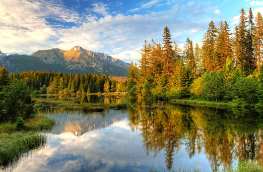 Mountain Lake Slovakia Strbske