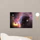 Heavy black hole absorbing gas and dust from around Wall Mural