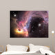 Heavy black hole absorbing gas and dust from around Wall Mural
