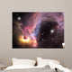 Heavy black hole absorbing gas and dust from around Wall Mural