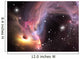 Heavy black hole absorbing gas and dust from around Wall Mural