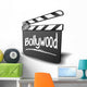 Clapper Board Bollywood Wall Decal
