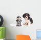 Dog by Fire Hydrant Wall Decal