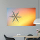 Macro Snowflake Ice Crystals Present Natural Wall Mural