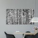 Trunks Birch Trees Black
