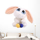 Easter Rabbit and Colorful Eggs. Wall Decal