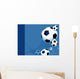 Soccer Football Design Wall Mural