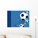 Soccer Football Design Wall Mural