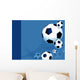 Soccer Football Design Wall Mural