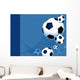 Soccer Football Design Wall Mural