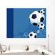 Soccer Football Design Wall Mural