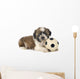 Soccer Puppy Shitzu Wall Decal