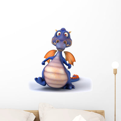 Fun Dragon shown on a wall
