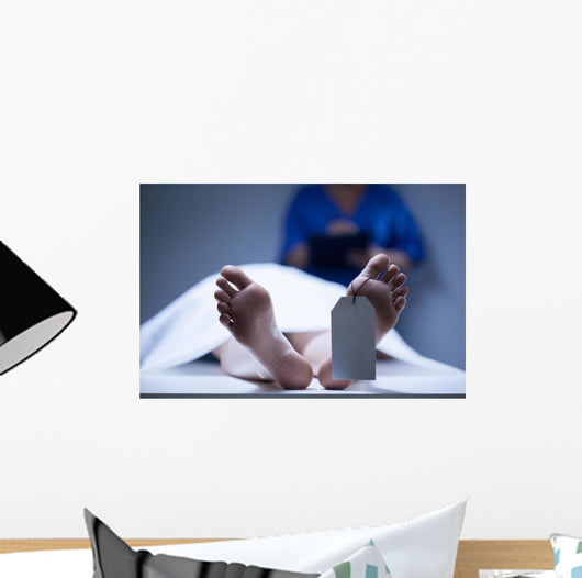 Identification of dead body Wall Mural