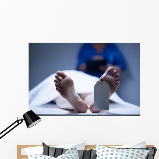 Identification of dead body Wall Mural