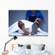 Identification of dead body Wall Mural