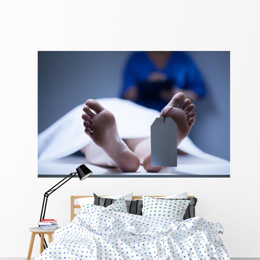 Identification of dead body Wall Mural