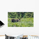 Bull Moose Velvet Wall Decal