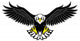 Eagle Mascot Spread Wings