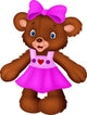 Funny Female Bear Cartoon