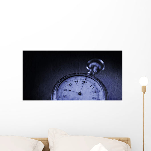 Pocket Watch In Black And White Wall Mural