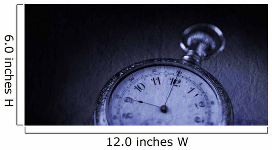 Pocket Watch In Black And White Wall Mural