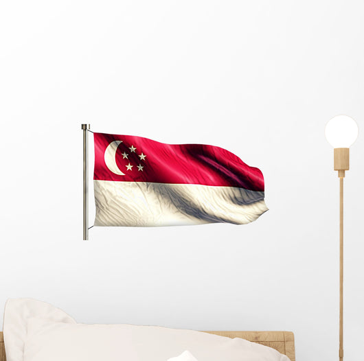 Singapore National Flag Wall Decal