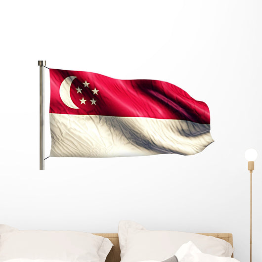 Singapore National Flag Wall Decal