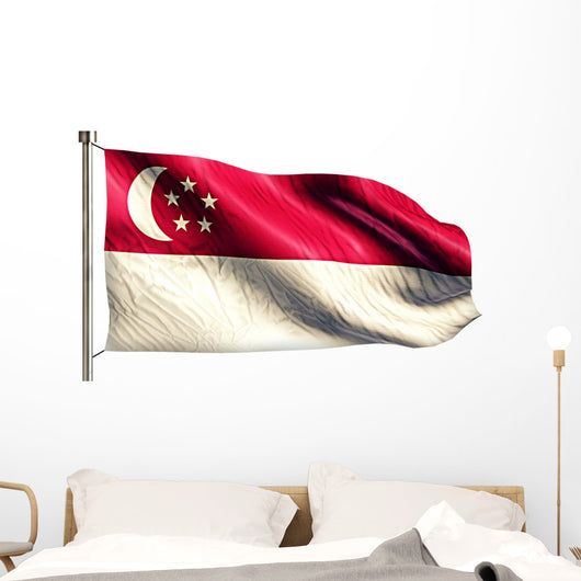 Singapore National Flag Wall Decal