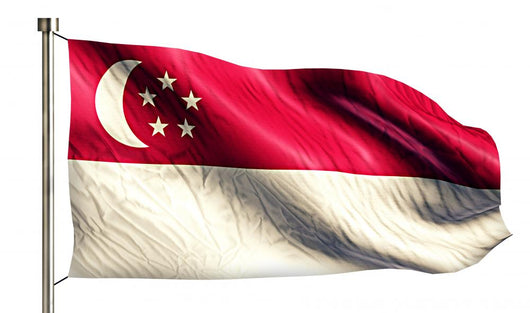 Singapore National Flag Wall Decal