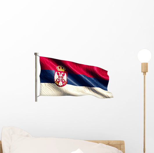 Serbia National Flag Wall Decal