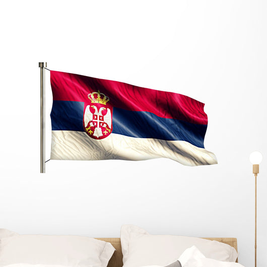 Serbia National Flag Wall Decal