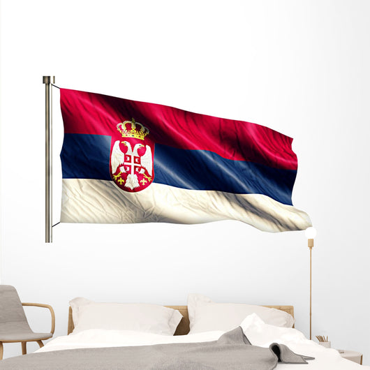 Serbia National Flag Wall Decal