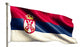 Serbia National Flag Wall Decal