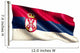 Serbia National Flag Wall Decal