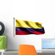 Colombia National Flag Isolated 3D White Background Wall Decal