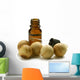 Wooden spheres Drewniane kule Holzkugeln Sphères en bois Wall Decal