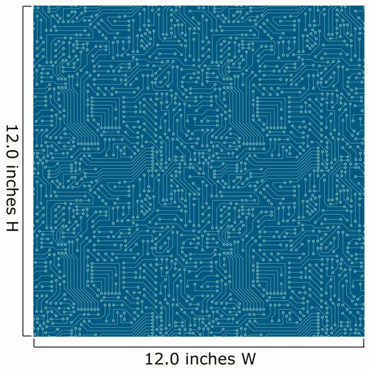 Seamless pattern. Computer circuit board. Wall Mural