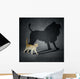 Cat with lion shadow Wall Mural