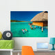 snorkling tropical lagoon Wall Mural