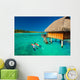 snorkling tropical lagoon Wall Mural