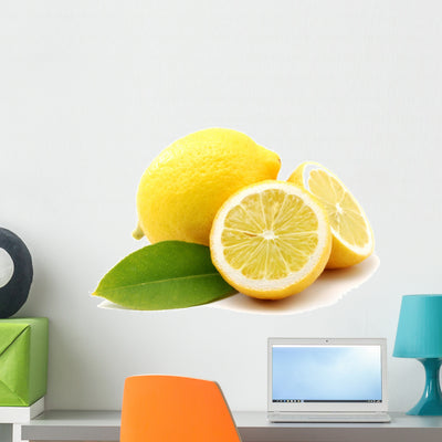 Lemons Wall Decal shown on a wall