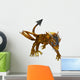 Yellow Fantasy Dragon Wall Decal