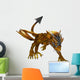 Yellow Fantasy Dragon Wall Decal